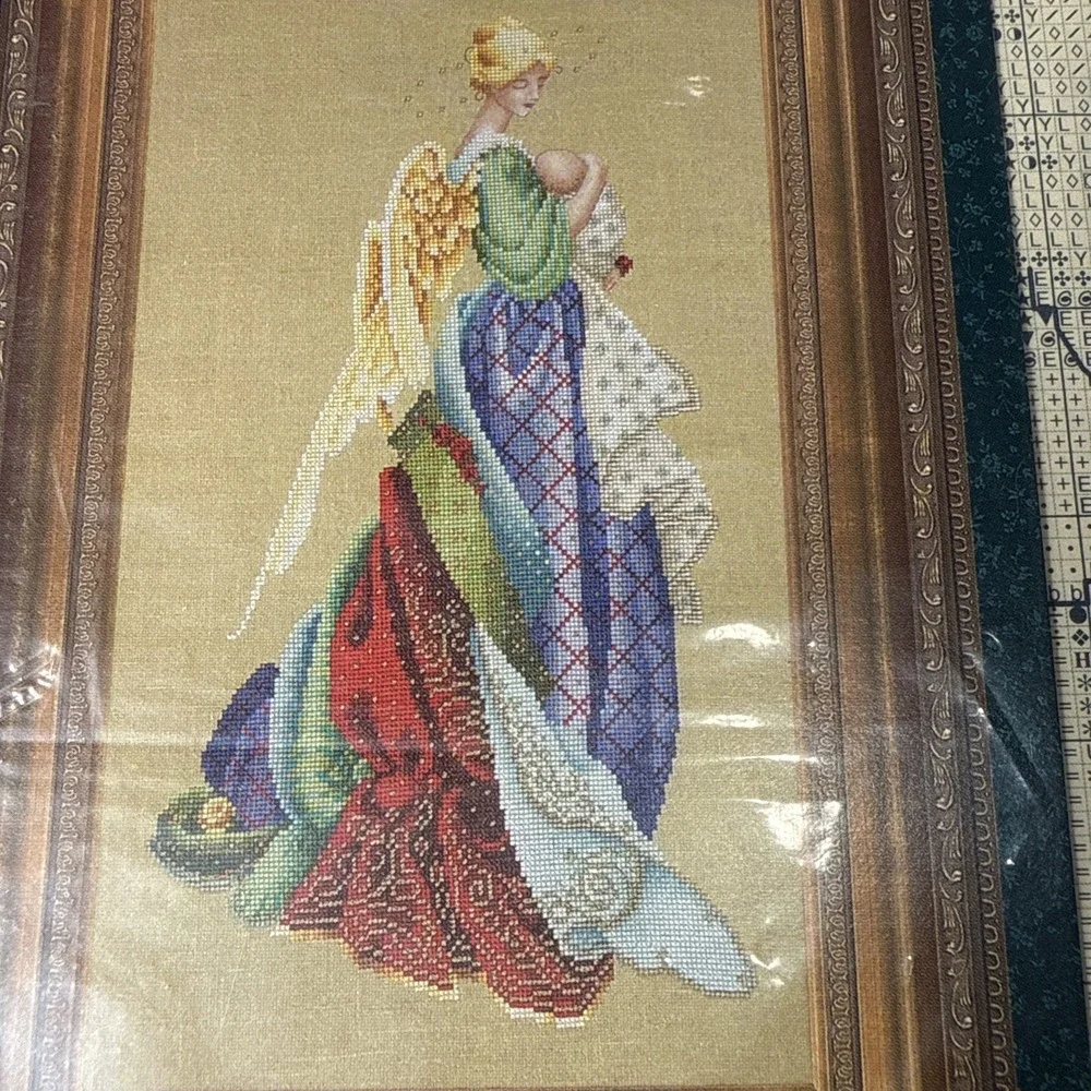 Lavender & Lace LL47‎ In The Arms Of An An Angel Sealed New Cross Stitch Pattern
